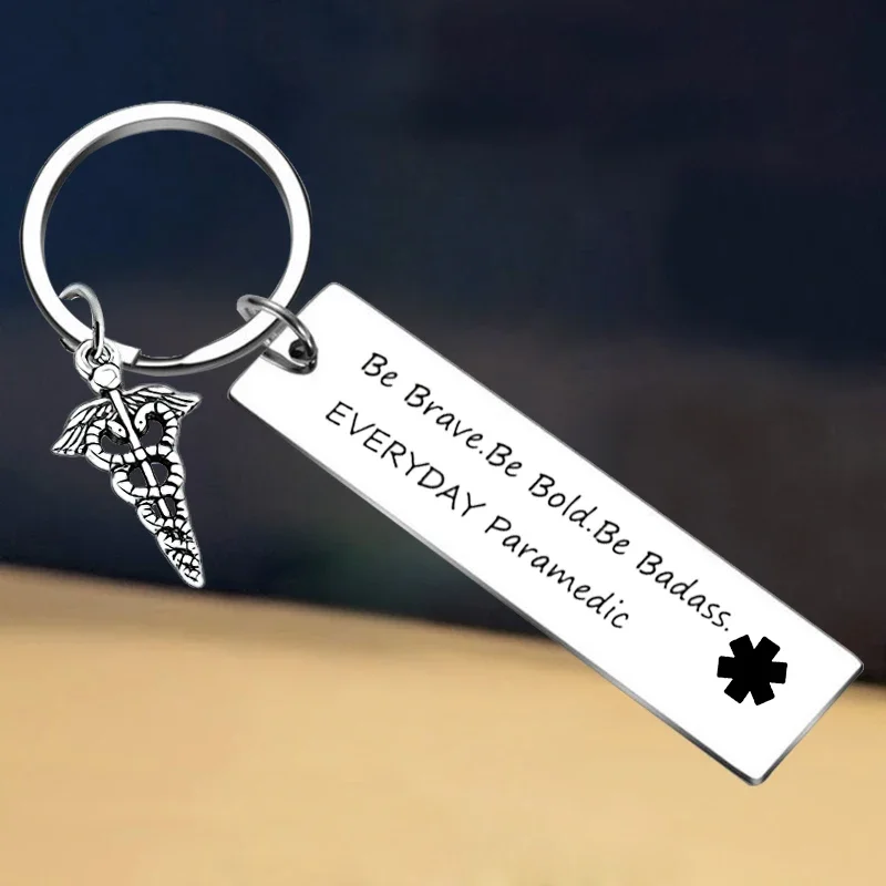 New Paramedical Personnel Gift Keychain Paramedical Staff Gift Key Rings Friends Coworkers Gifts