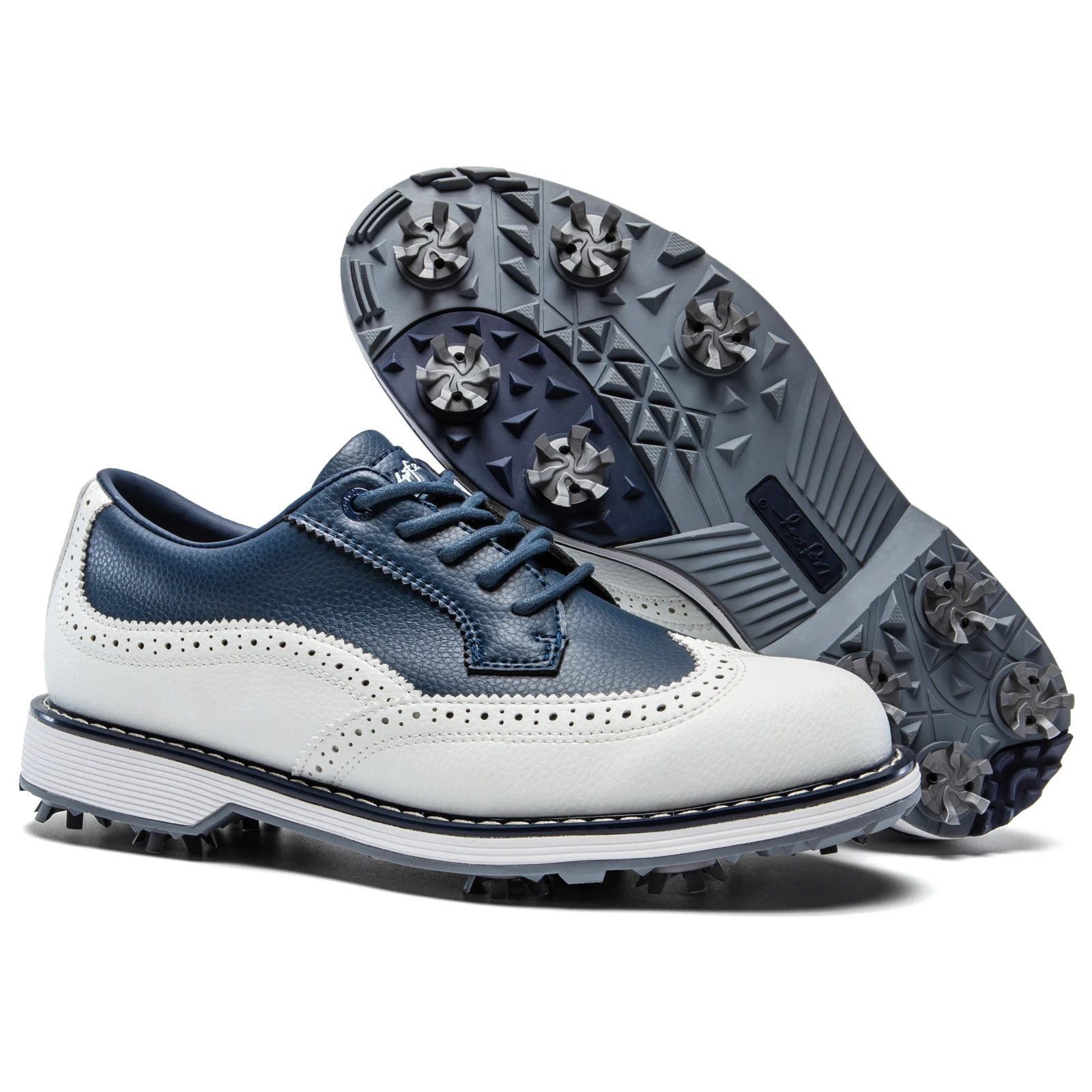UOFEIY Softlite Professional Men's Golf Shoes Spiked Business Breathable Comfortable