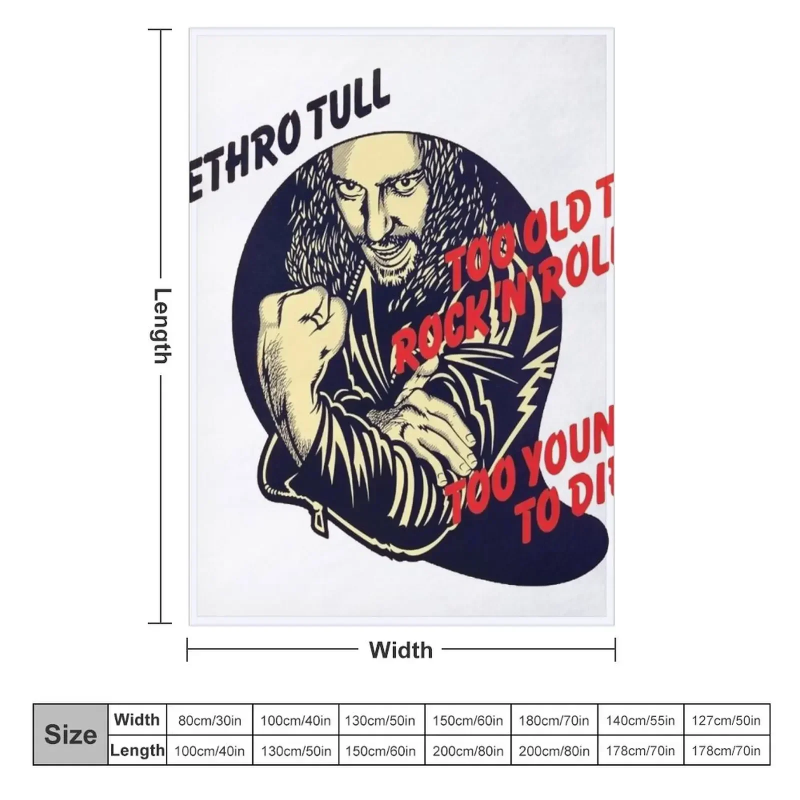 RolowayJethro Tull, Jethro Tull Jethro Tull, Throw Blanket Decorative Throw Bed Fashionable Warm anime Blankets