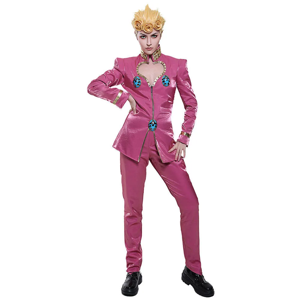 

New hot selling Giorno and Giobana cosplay full set Halloween party Giorno plush new