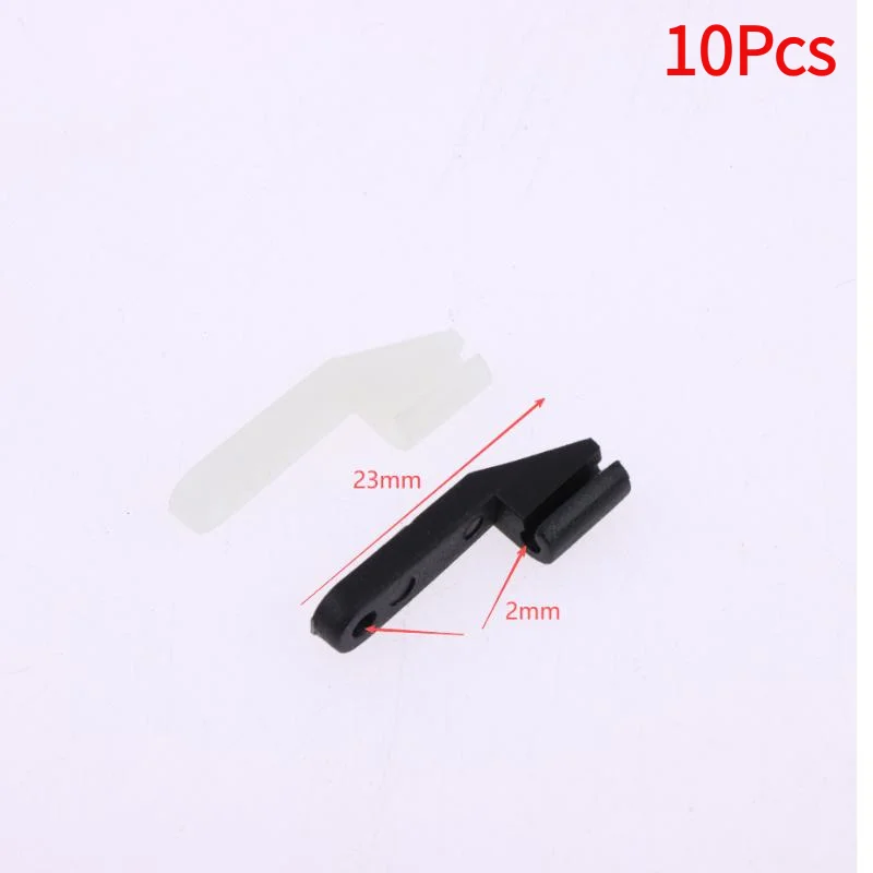 10Pcs Nylon Control Rod Linkage Keepers Fixers D2xD8xL23MM For 2mm RC Airplane Aircraft Aeromodelling Replacement Part.