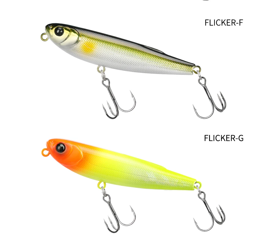 TSURINOYA FLICKER 70F Z Dog Topwater Walker Angelköder 70mm 8,4g Künstlicher Pencil Floating Stick Hard Bait für Barsch und Hecht – Detail 14