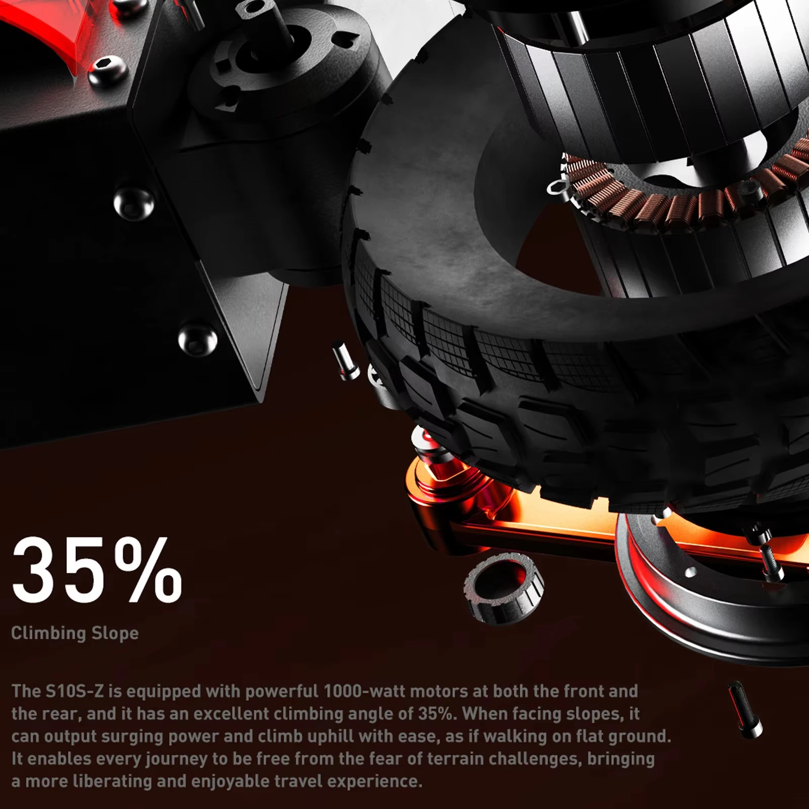 JOYOR S10-s-z سكوتر كهربائي 2000 واط محرك مزدوج 60V18AH بطارية جميع التضاريس على الطرق الوعرة الكبار ركاب EScooter ضمان لمدة سنة واحدة #4