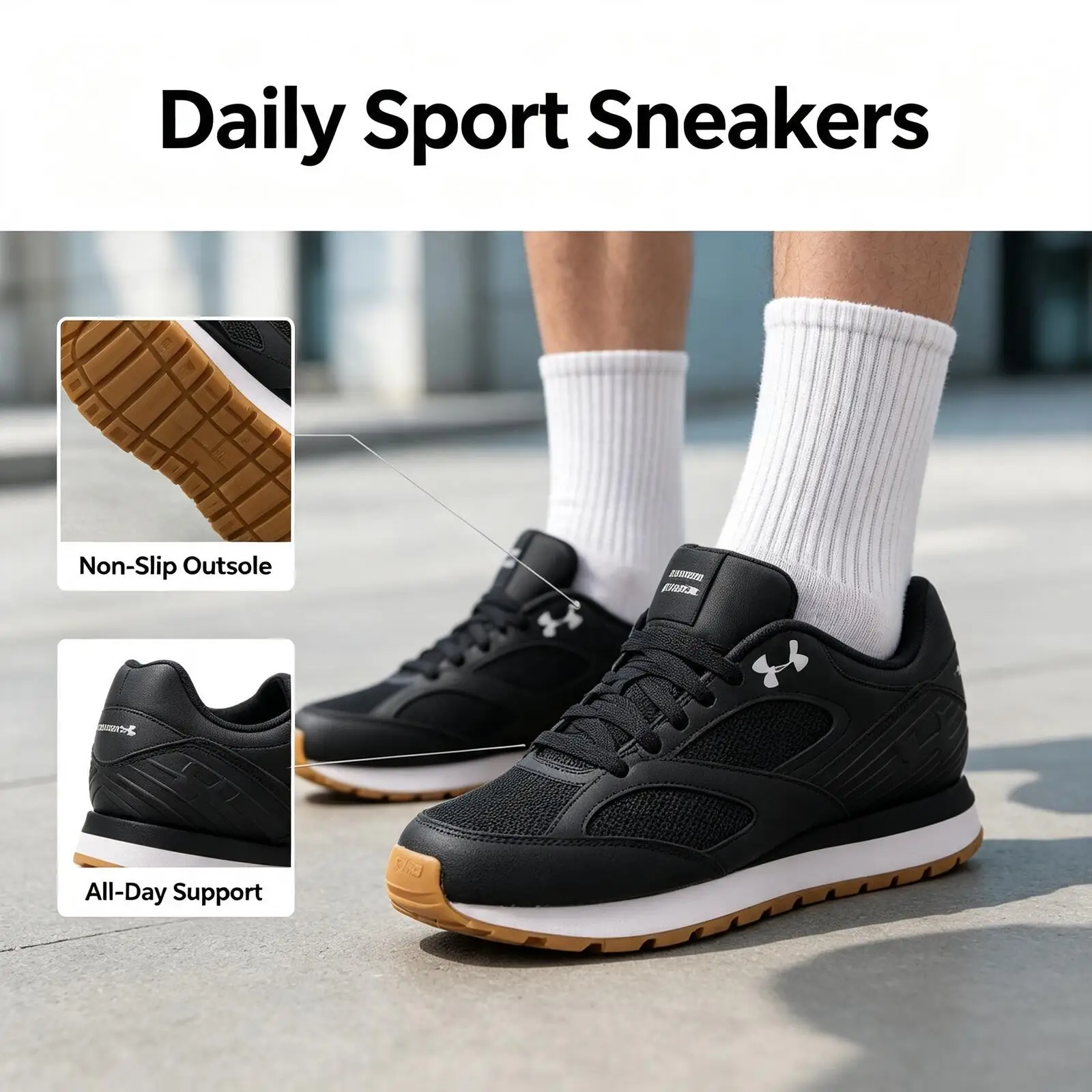 Under Armour Jogger Minimalist, Versatile, Snug-Fit, Lightweight, And Soft Low-Top Running Shoes For MenBlack 3028387-002