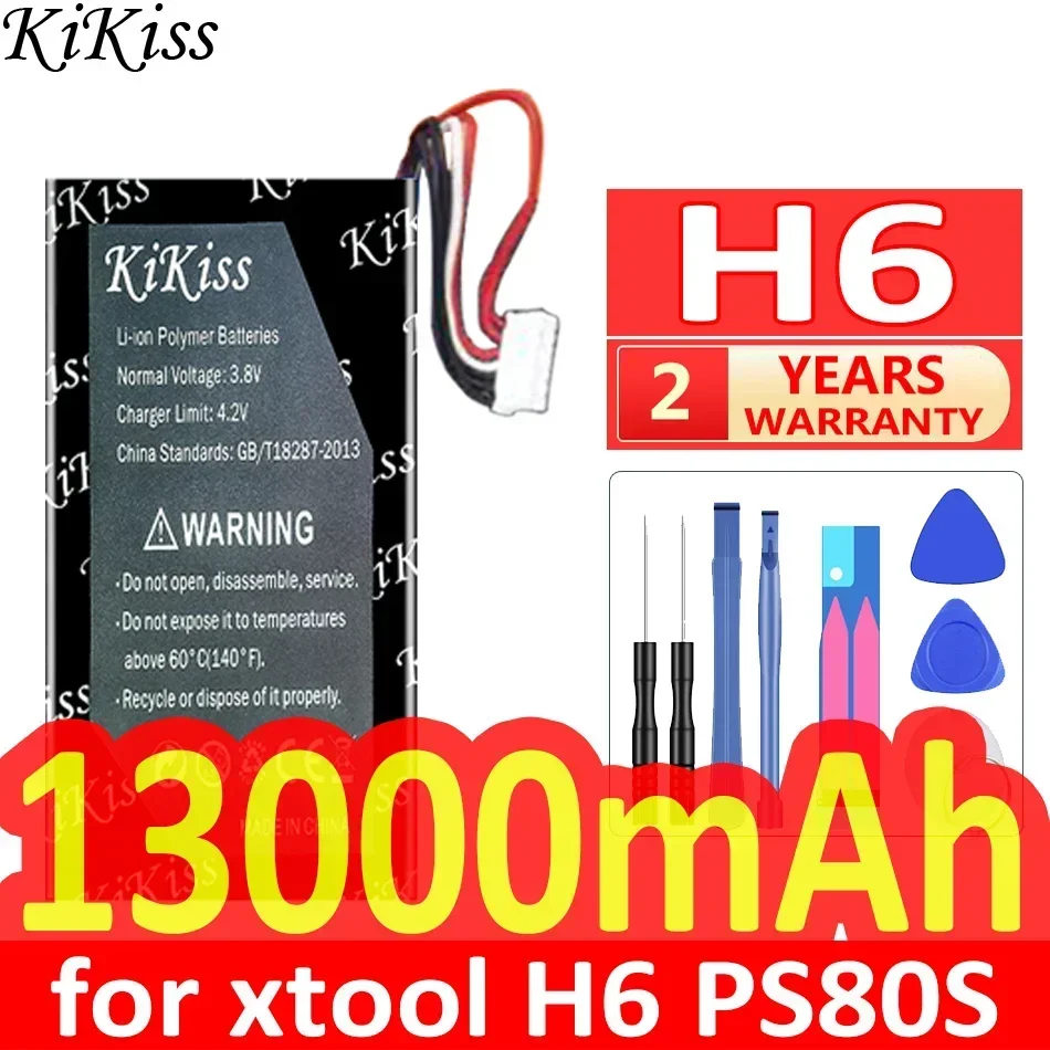 KiKiss Battery 13000mAh for xtool H6 PS80S Car detector