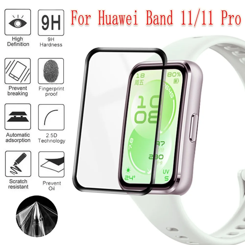 Komplexe Schutzfolie für Huawei Band 11/11 Pro, kratzfeste Folie, Displayschutzfolien, Zubehör, Huawei Band 11 Pro, schützende Stoßschutzfolie
