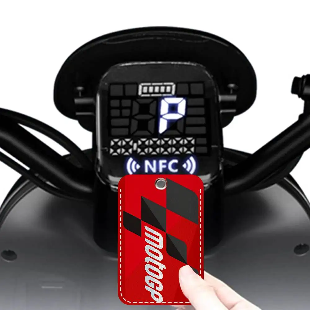 Moto GP Motorcycle Holder Keychain With Keychain For Access Card Bus Pass & Card Credit ID Bank Card Protective Case