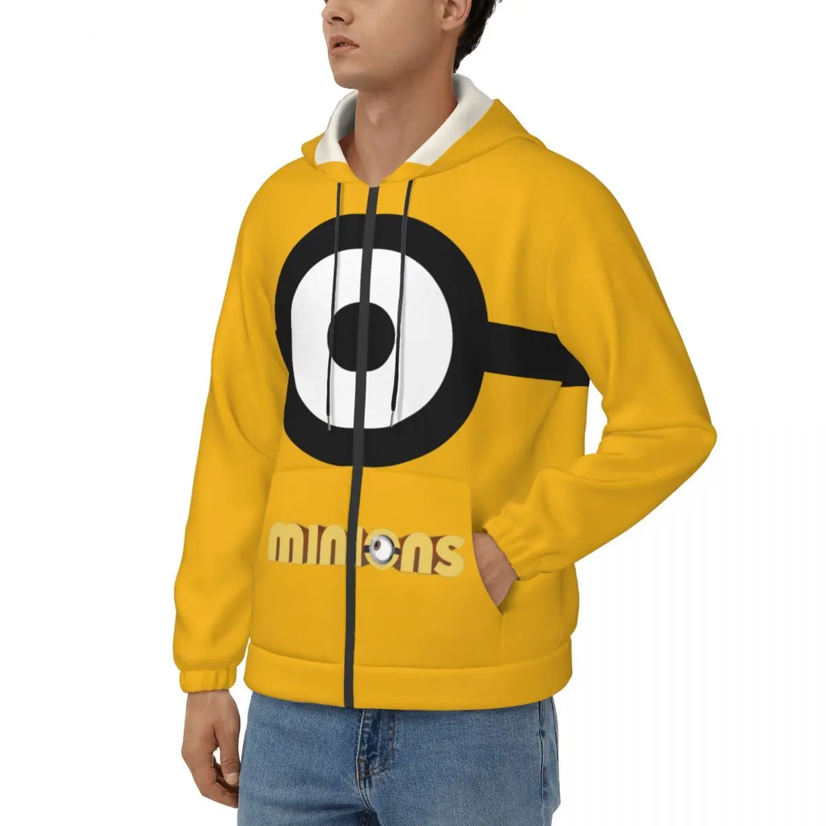 Minions Men's Hoodie Despicable Me Minions  Crazy Hoodies Winter Clothing