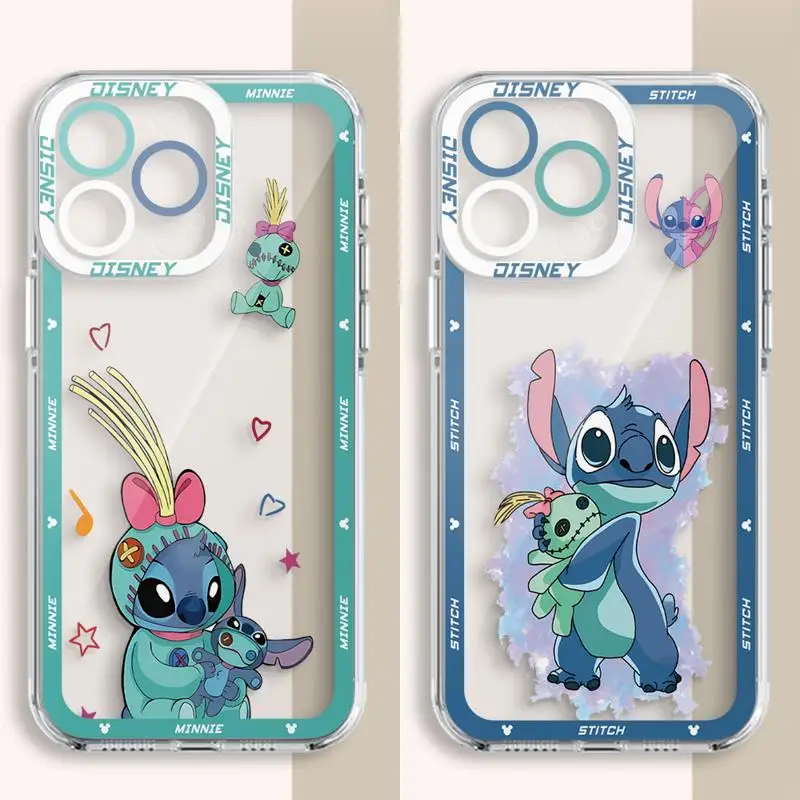 Disney Mickey Minnie Stitch Phone Case for Motolora Moto Edge 40 5G G32 G72 G73 G71 G52 G22 Soft Cover