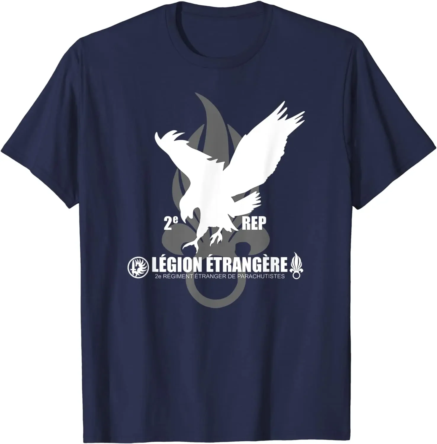 Foreign Legion Paratrooper 2 Rep Men T-shirt Short Casual 100% Cotton Shirts Daily Tops Tees Size S-3XL