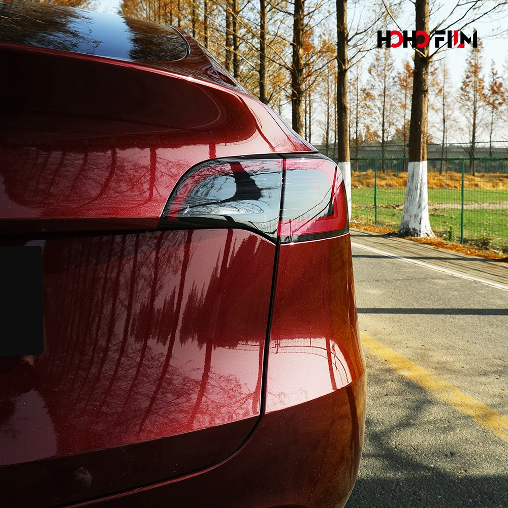 

HOHOFILM TPU Liquid Metal Red Colored Paint Protection Film Color PPF Self Healing TPU Car Wrap Film Car Anti Scratch Color PPF