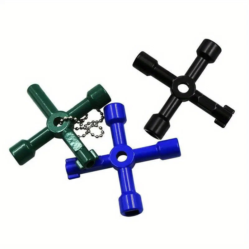 Multi-function Cross Spanner Mini Portable Three Hexagonal Internal Triangle Key Plumber's Spanner Quality Maintenance Tools