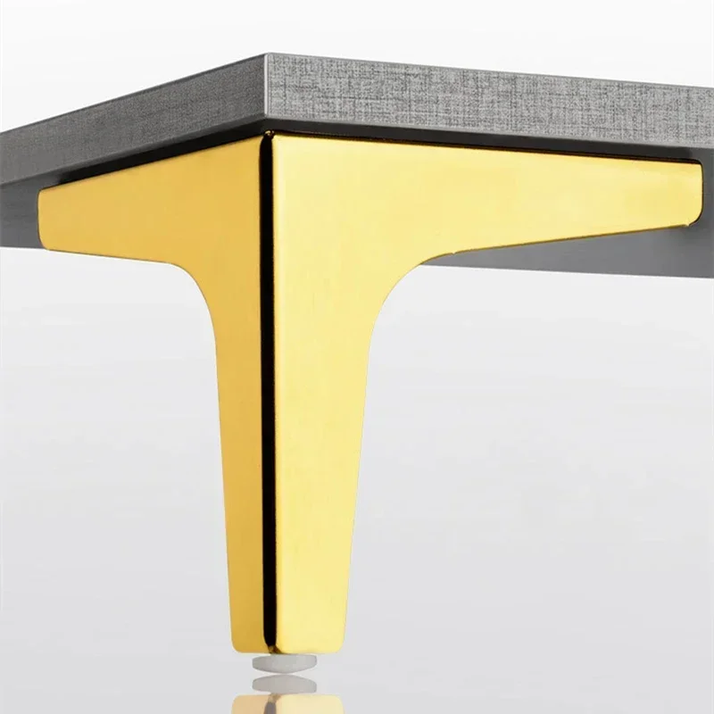 الذهب نمط 4 قطعة/المجموعة 10/13/15/17 سنتيمتر أرجل قطع الأثاث المنزلية الفاخرة الثقيلة أريكة معدنية قدم الجدول كرسي مكتب الأثاث الأجهزة #4