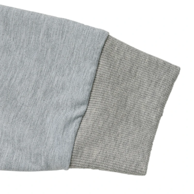 سويت شيرت نسائي رمادي للخريف والشتاء مع طباعة قلب أحمر وحواف متباينة - بلوزة كاجوال بأكمام طويلة للإناث #6