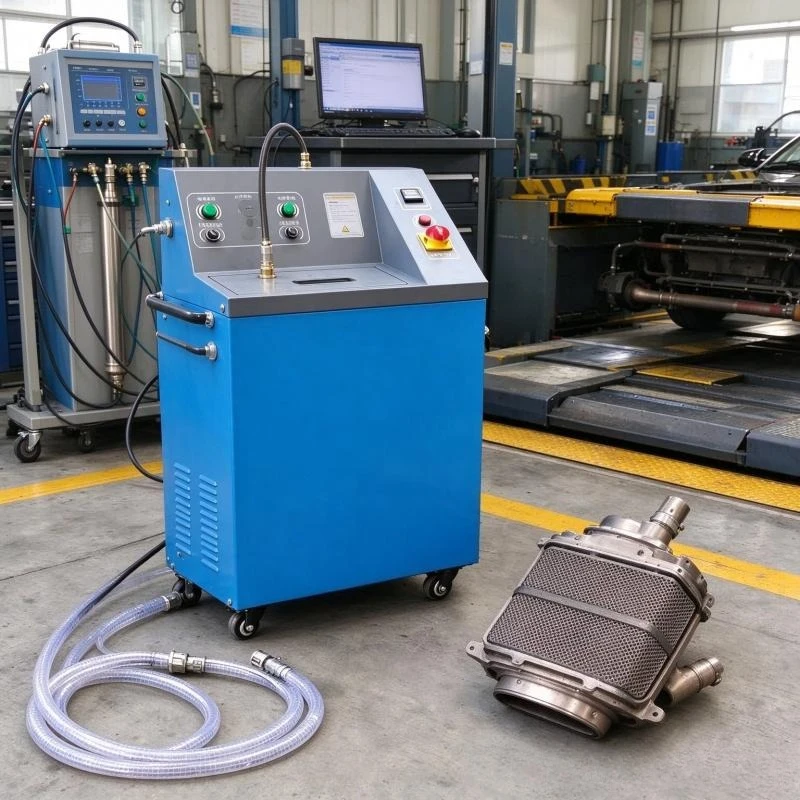 Customized Cleaner Equipment BR-SCR-B02 DPF FAP SCR Catalyst Exhaust System Cleaning Machine For Car Truck Bus