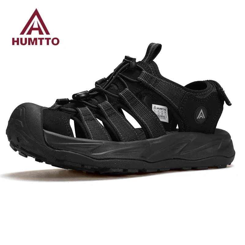 

HUMTTO Outdoor Men's Sandals Breathable Outdoor Sports Slides Lightweight Quick-dry Beach Shoes for Men Summer Casual Footwear