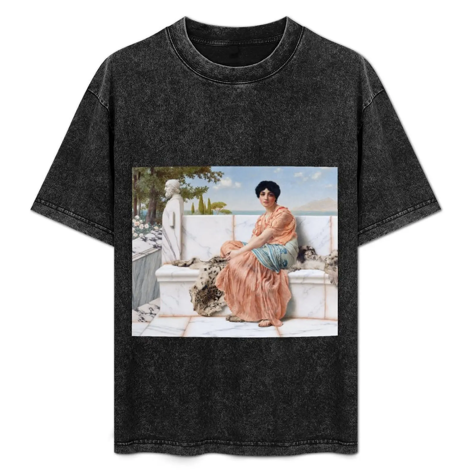 In the Days of Sappho -John William Godward - 1904 T-Shirt Breathable Sportswear T-Shirt for Men