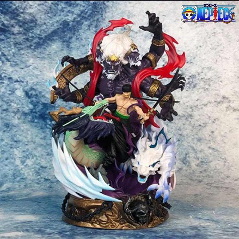 One Piece Series Gk The King Of Hell Yan Mosolon Anime Hand Do Statue Model Tide Play Desktop Display A Boy Holiday Birthday Gif