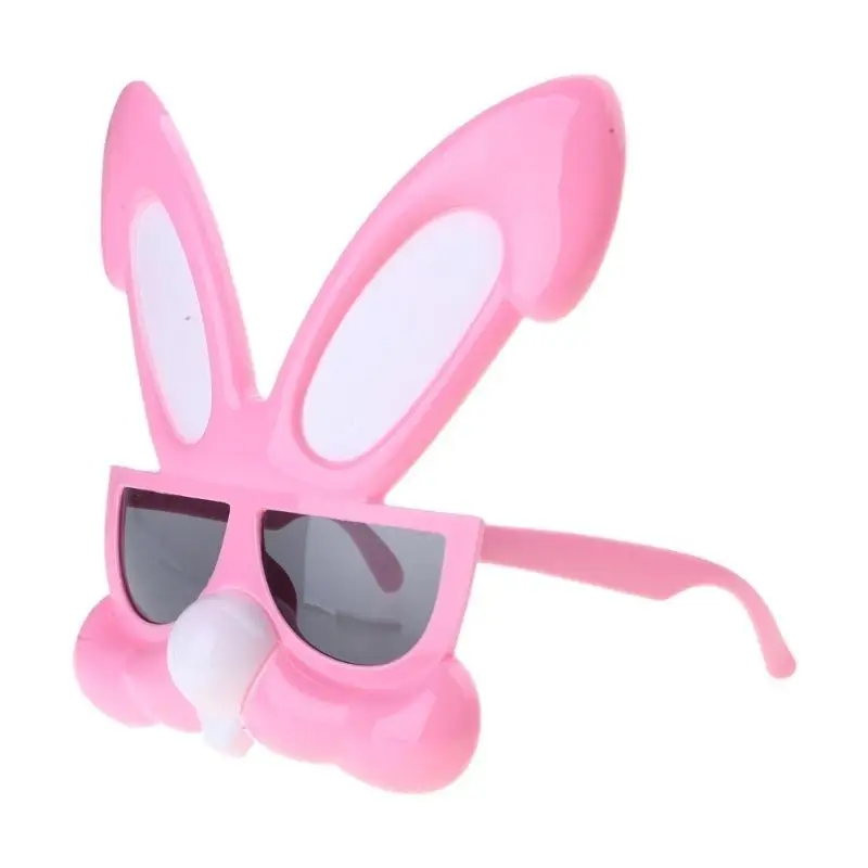 

39BD очки-кролики, костюм для косплея, реквизит для пасхальной вечеринки, пластиковые очки, кролик