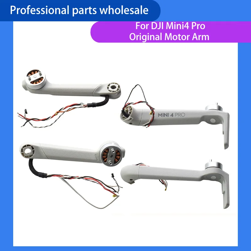 Original Motor Arms for DJI Mini 4 Pro Replacement Left Right Front Rear Arm with Motors Drone Repair Spare Parts