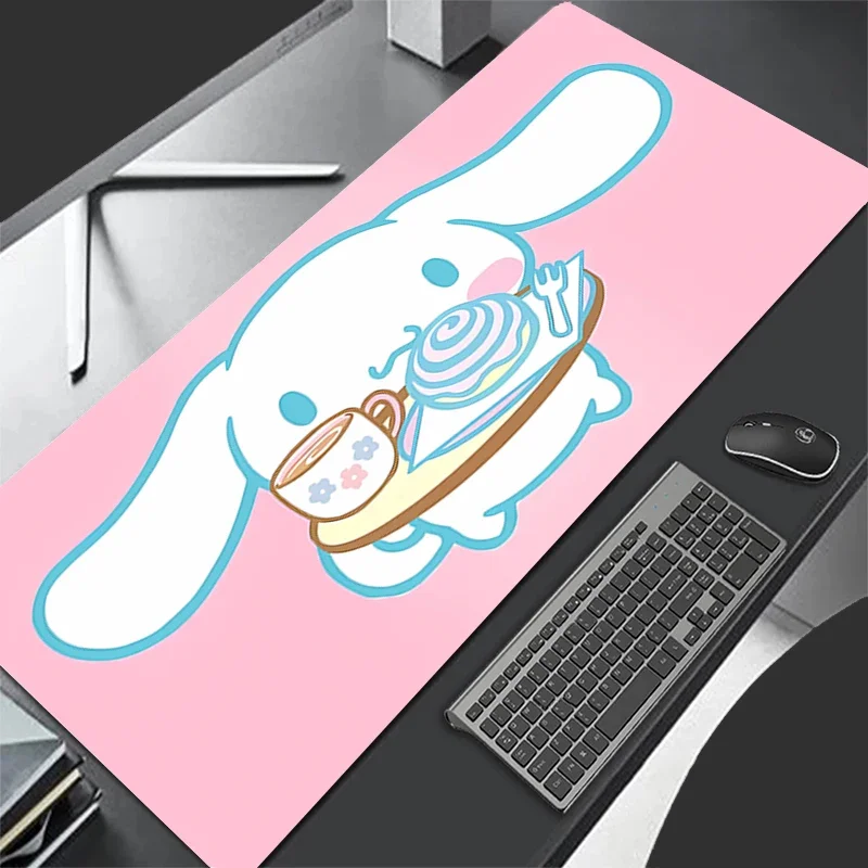 

Large Leather Mouse Pad Gamer Keyboard Pad Kawaii Mousepad Pc Computer Desk Mat Gaming Pad Cinnamoroll Mouse Mats for CS GO LOL
