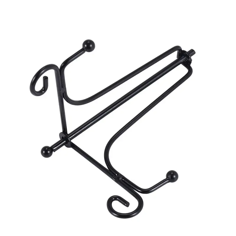 A64Z 1 Pcs Iron Easel Classic Display Stand Bowl Plate Photo Frame Book Artwor 4 Inches 10.5Cm