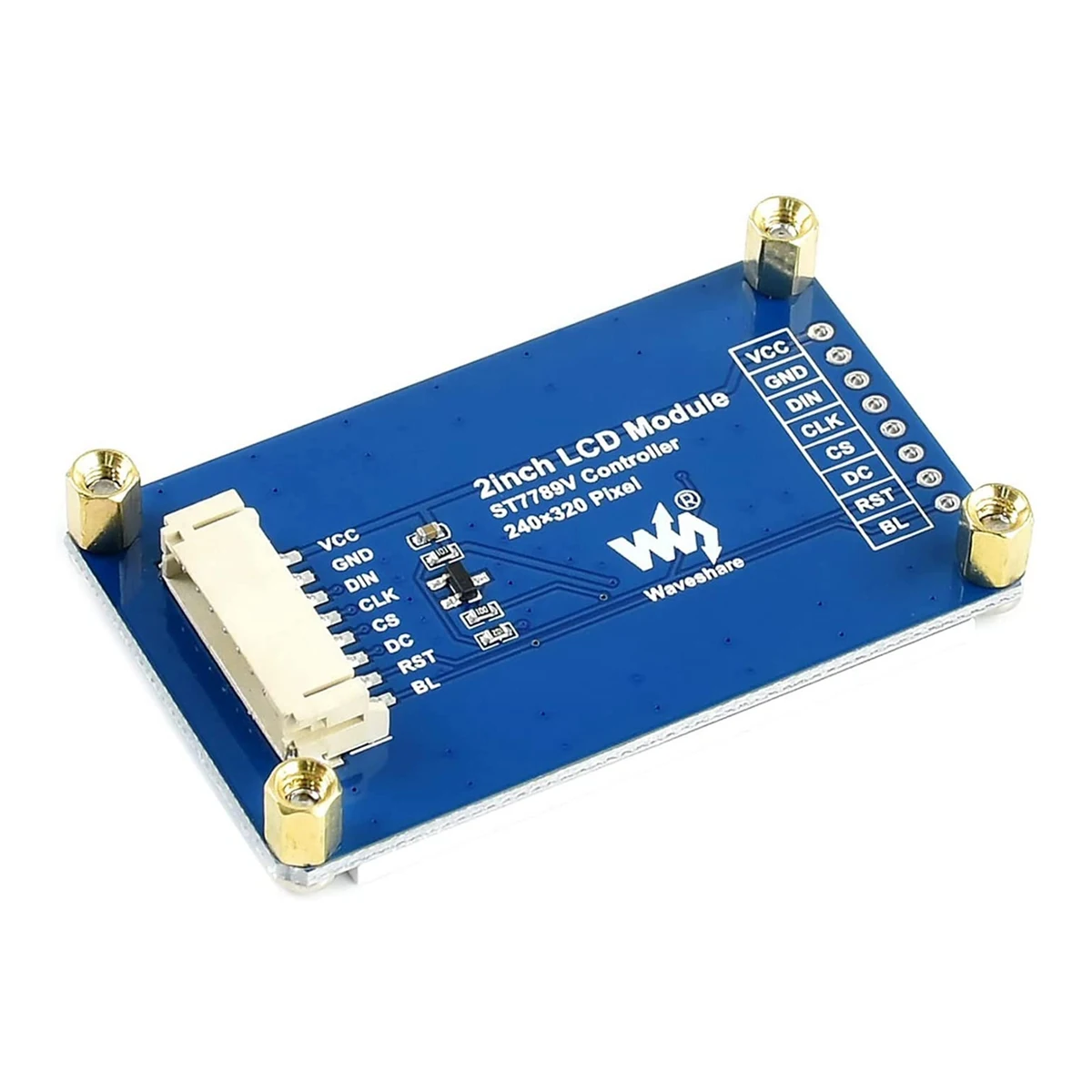 Waveshare-Écran LCD IPS pour Raspberry Pi Pico, Couleurs RVB 65K, 320x240 Pixels, Wild éventuelles I, Pilote ST7789VW Intégré, 2 Pouces