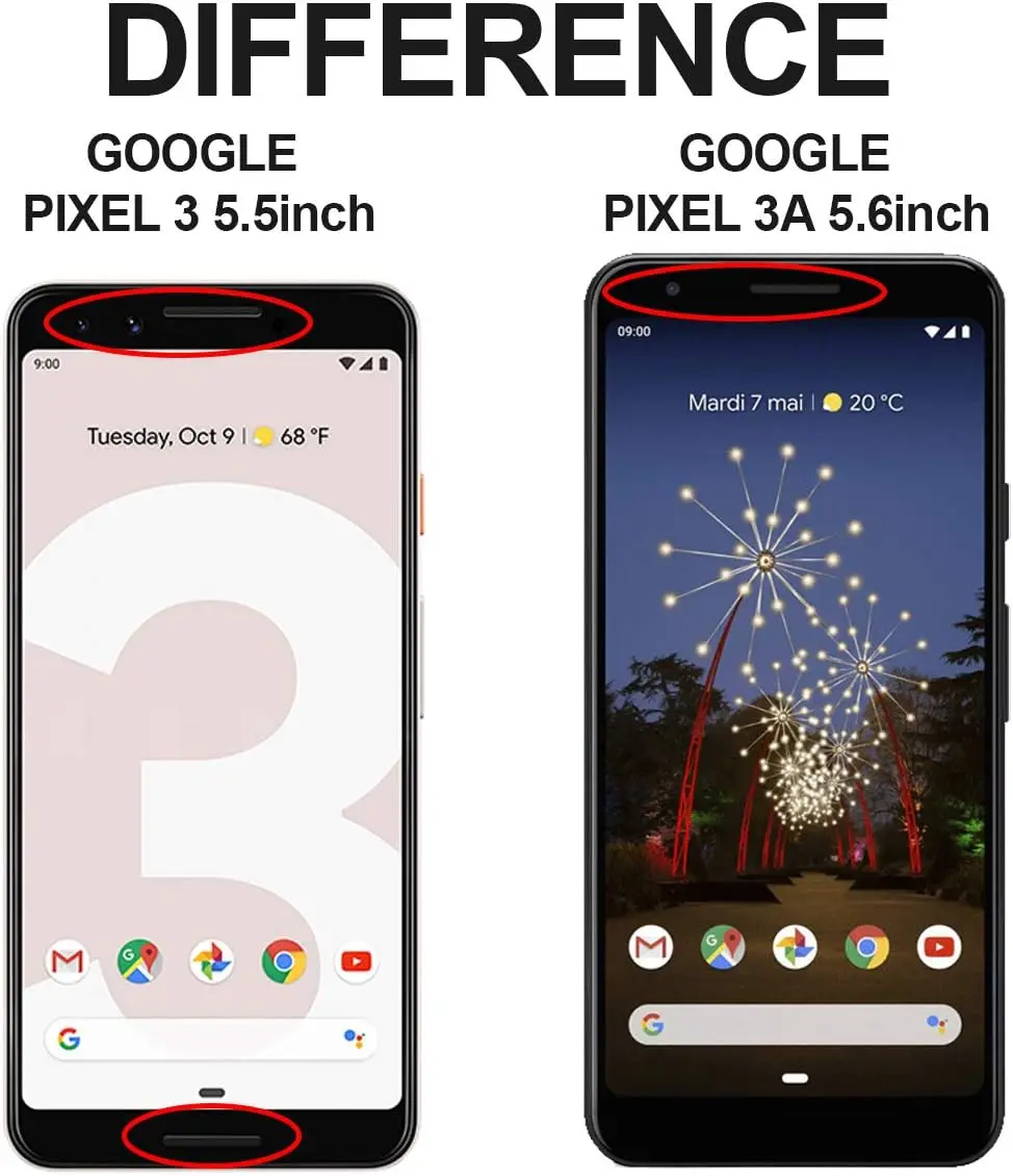 Amoled Touch Screen Compatible with Google Pixel 3 G013A 5.5\