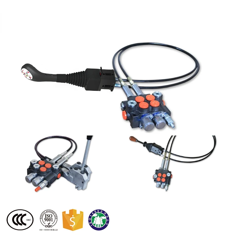 Imagem -03 - Manche Hidráulico Controle Push Pull Cabo com Soquete Conjunto Indemar Joystick Fábrica Vendendo Peças de Máquinas de Construção