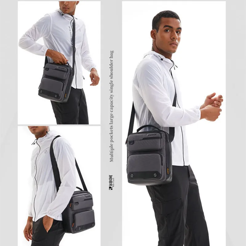 Imagem -06 - Bolsa Mensageiro Impermeável para Homens Bolsa de Ombro de Negócios Moda Marca de Alta Qualidade