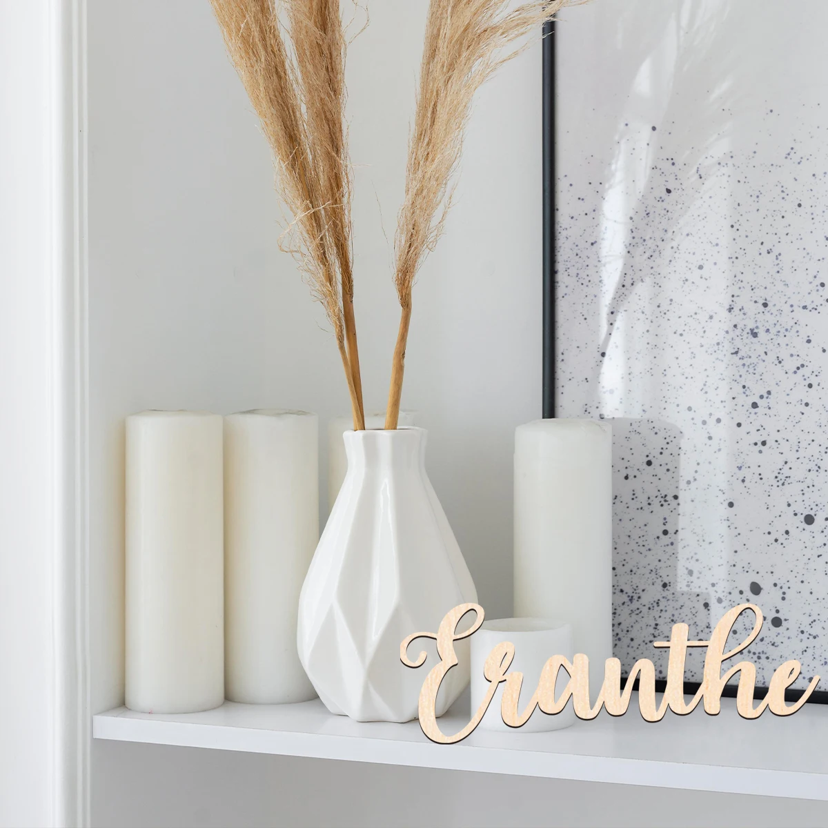 1 pc adeline example Personalized Name Wood Sign Handcrafted with Elegant Cursive Lettering Custom Wall Decor Gift for Home Wedd