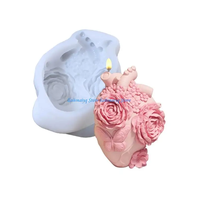 

573B Professional Grade 3D Flower Heart Craft Mold For Resin Art And Making