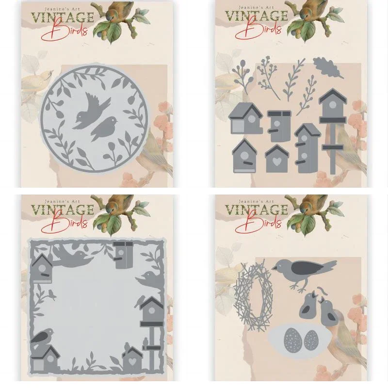 Piggy Craft metal cutting dies cut die mold Bird's nest frame Scrapbook paper craft mold blade punch stencils dies
