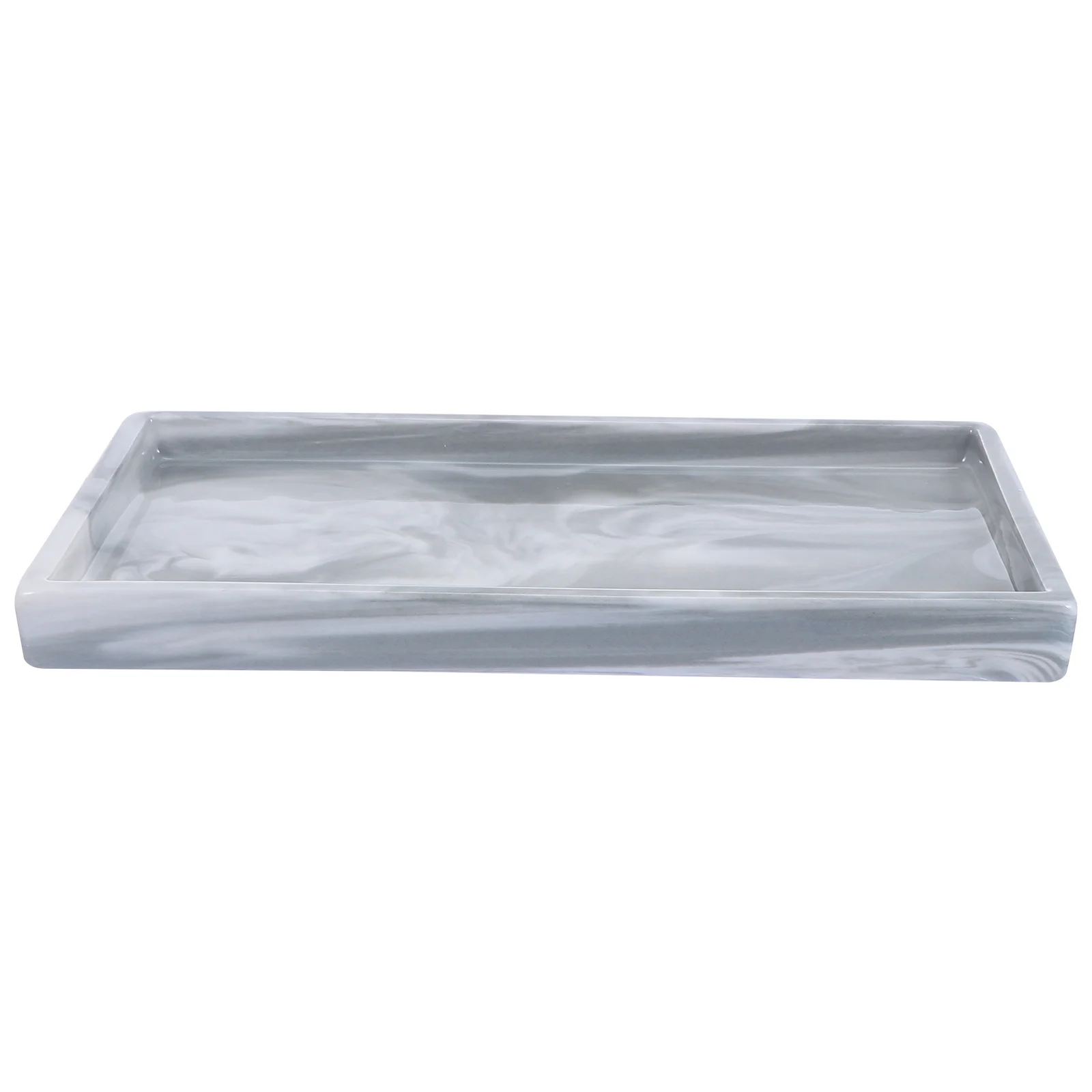 1Pcs Marble Pattern Ceramic Tray Delicate Smooth Texture Jewelry Storage Dish Exquisite Craft Luxury Home Decor Serving Tray