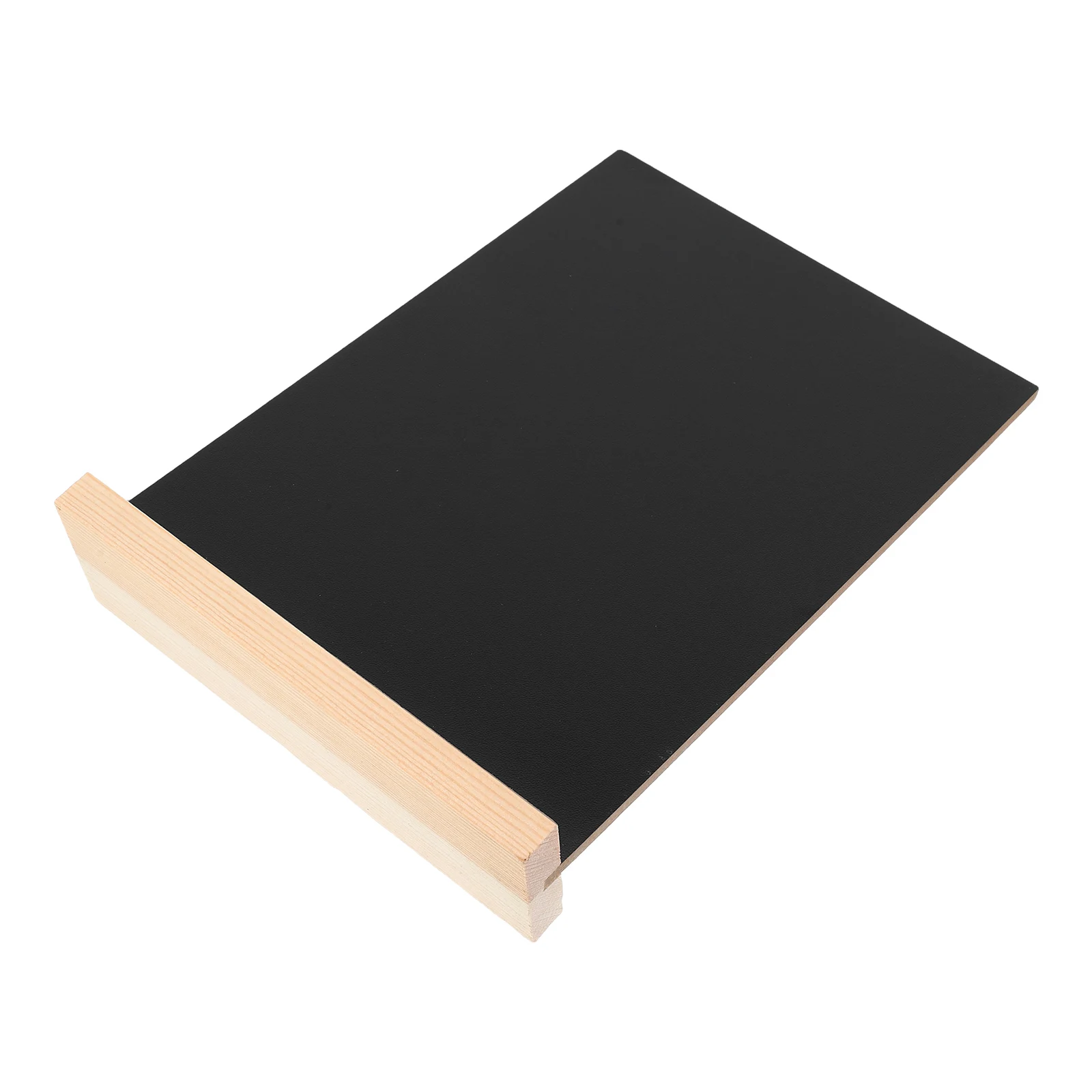 

1pcs Blackboard With Pine Wood Base Lightweight Chalkboard Sign For Table Numbers Names Messages Easy Erase Display Board For