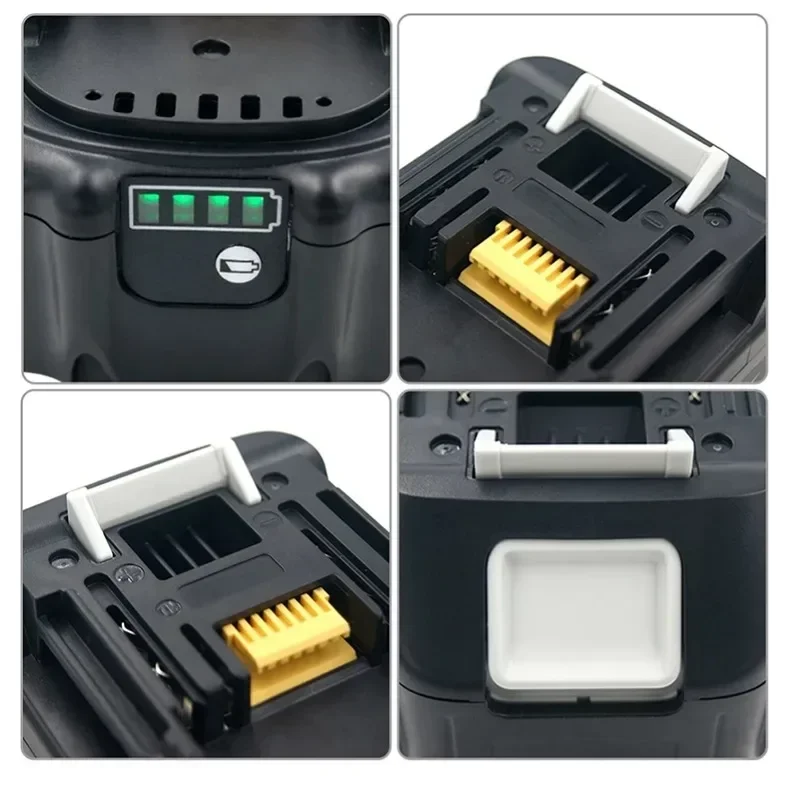 With LED Charger Rechargeable Battery 18 V 6.0Ah Lithium ion for Makita 18v Battery 6Ah BL1840 BL1850 BL1830 BL1860 LXT400