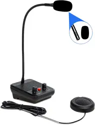 3W Home Security Zero-touch Dual-way Interphone System For Bank Counter Ticket Office Hospital Window Intercom