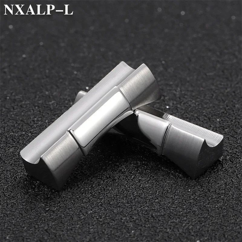 Solid Curved End Link Adapter 20mm for Rolex Water Ghost for Daytona Rubber Leather Watchband Seamless Connection Accessories