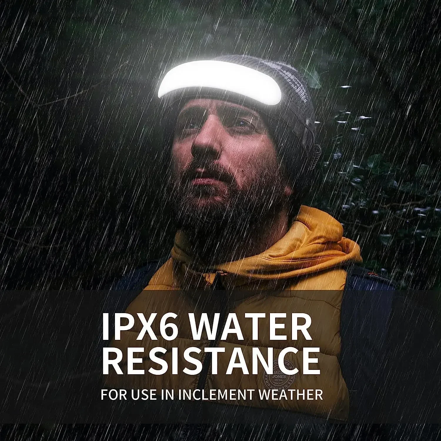 31LED налобный фонарь водонепроницаемый уличный фонарь люмен походный фонарик для кемпинга и рыбалки TYPE-C перезаряжаемый прожектор с батареей