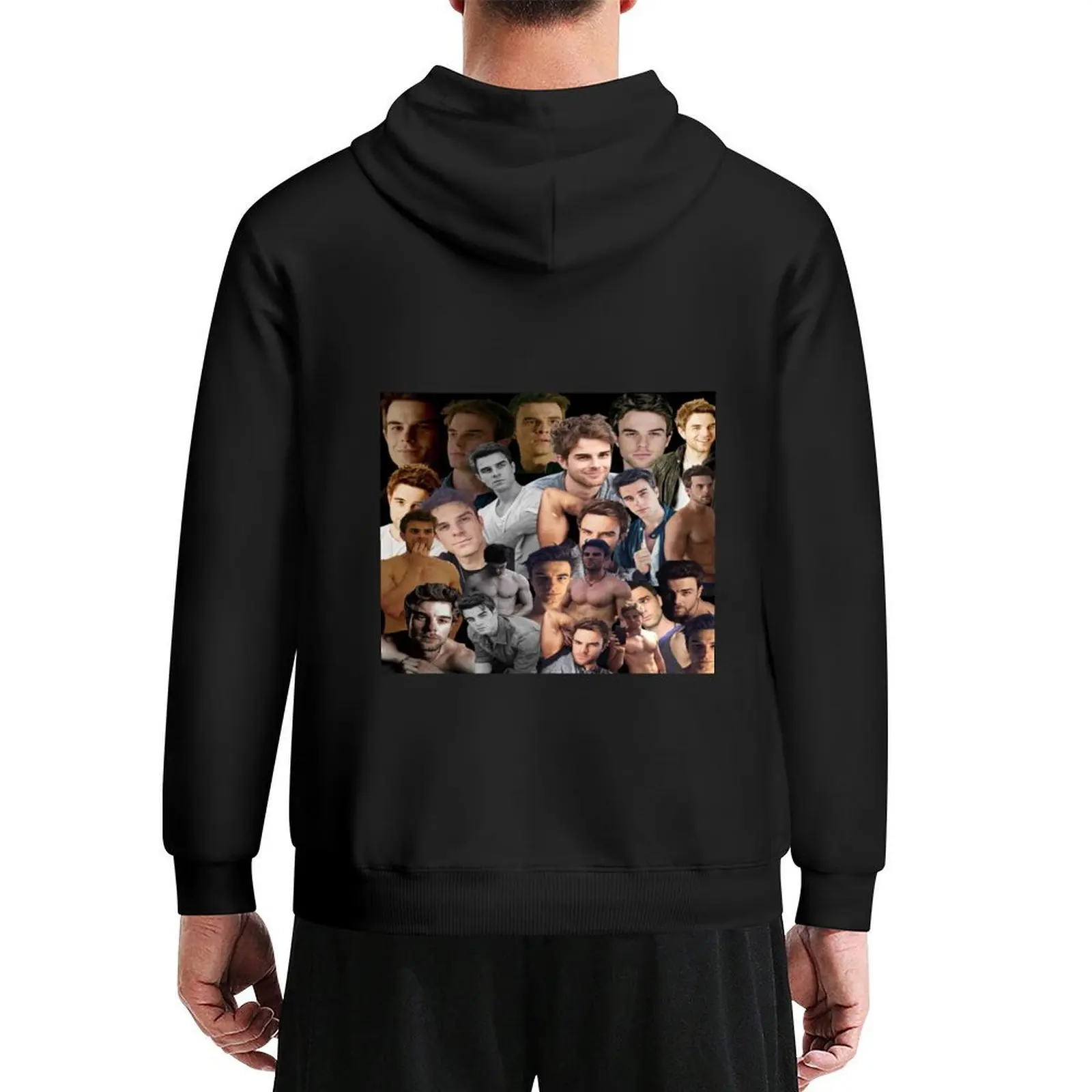 

kol mikaelson photo collage Hoodie men's clothes men's winter sweater autumn jacket men winter clothes big size hoodie