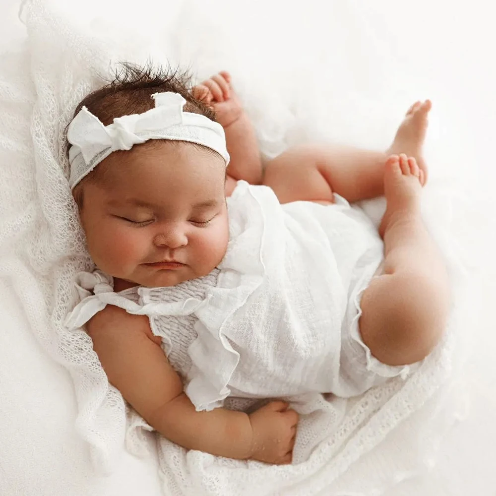 

Наряд для фотосъемки новорожденных, белый шифоновый детский комбинезон с рюшами, реквизит для фотосессии новорожденных, одежда для детской фотосессии 0-3 месяцев