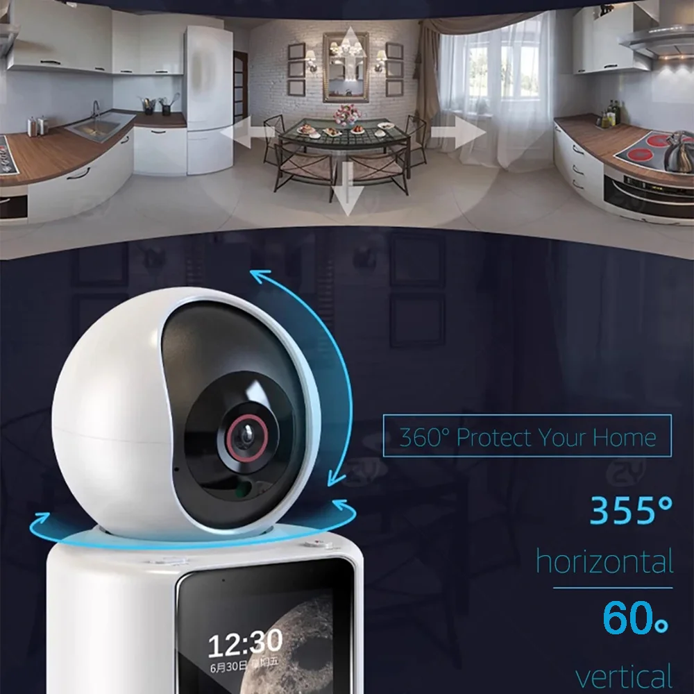 2MP PTZ WIFI Camera AI Tracking Voice Wake-up Video Call With 2.8\