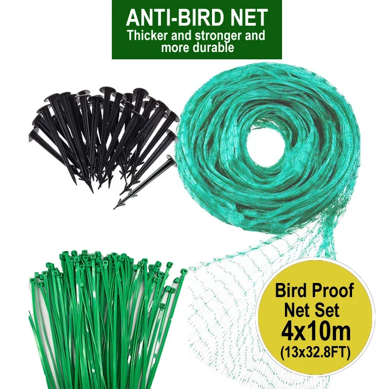 Bird net, garden woven net, Vegetable garden protected plant, fruit, flower,tree,stretchable,durable,animal Raising chickens