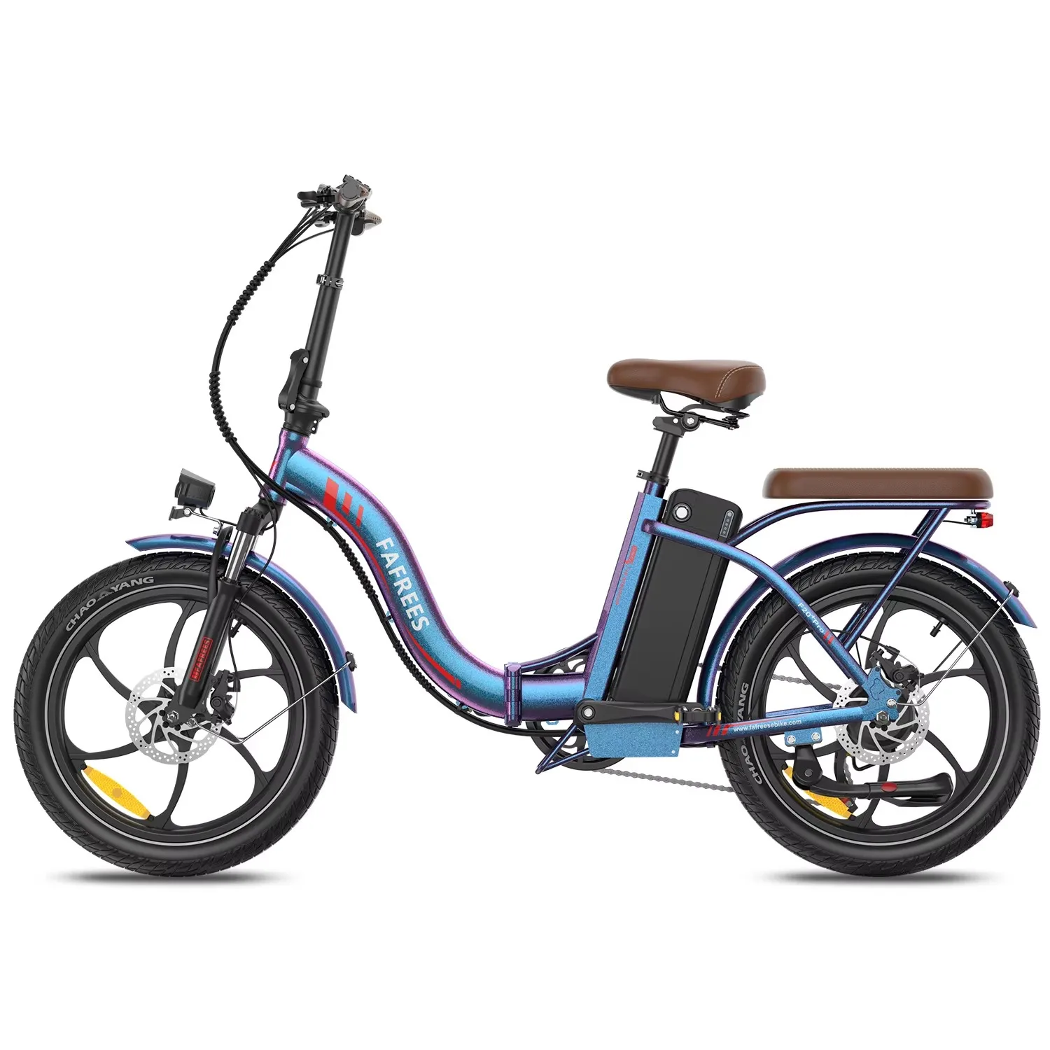 Fafrees F20+ Pro Opvouwbare Elektrische Fiets voor Volwassenen, 20 Inch MTB e-bike met 36V 25Ah Verwijderbare Batterij, 25km/u & 120km Bereik