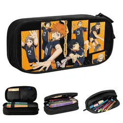 Classic Haikyuu Pencil Case Volleyball Pencil Pouch Pen for Girls Boys Big Capacity Bag Office Gift Stationery