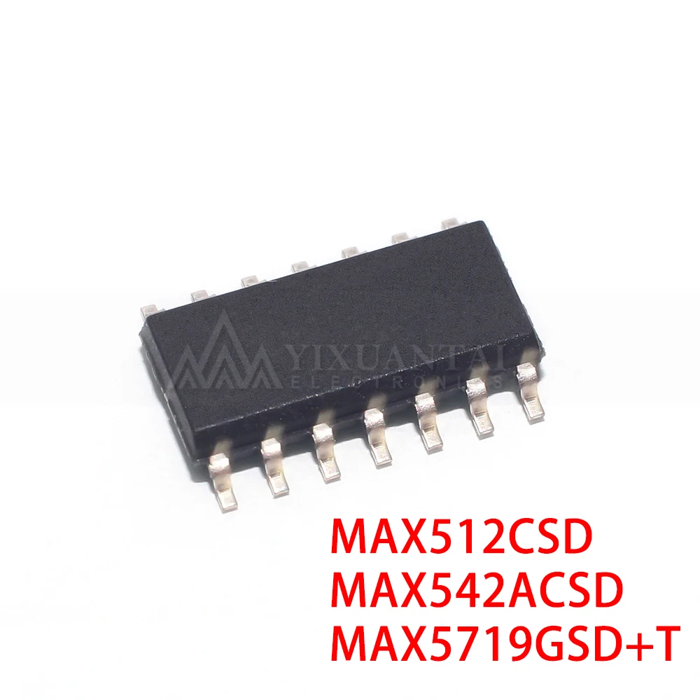 

10Pcs SOP-14 MAX512CSD MAX542ACSD MAX5719GSD+T NEW ORIGNAL IN THE STOCK