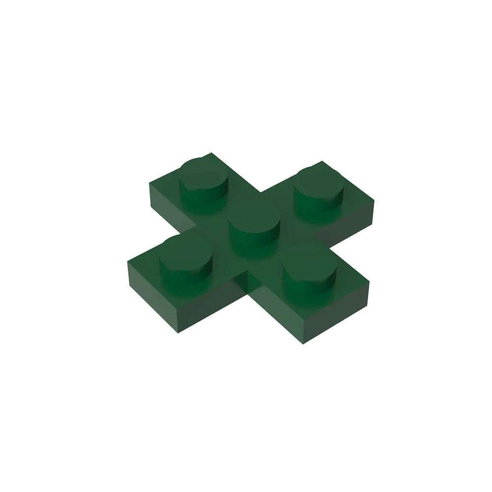 Gobricks GDS-710 Placa 3 x 3 Cruz compatível com lego 15397 blocos de construção educacionais DIY infantis técnicos