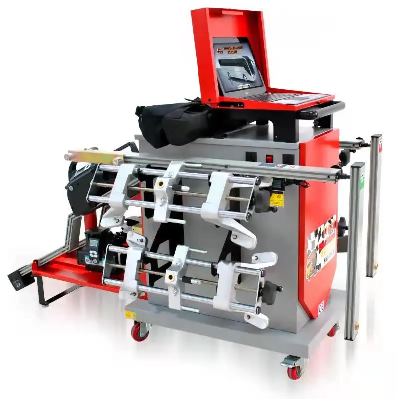 HWA-T18M Four Wheel Aligner Machine for Truck Wheel Alignment 220V/110V Power Supply for Tire