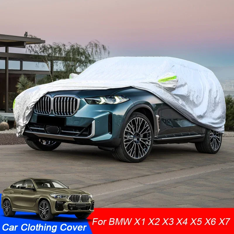 

Автомобильный чехол от дождя, мороза, снега, пыли, водонепроницаемый, с защитой от ультрафиолета, аксессуар для BMW X1 F48 U11 X2 F39 X3 G01 X4 G02 X5 G05 X6 G06 X7 G07