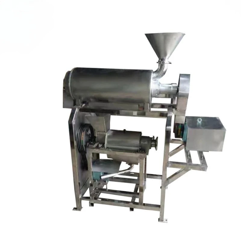 

Industrial yellow peach juicer, spiral crushing pulp and slag juice separator